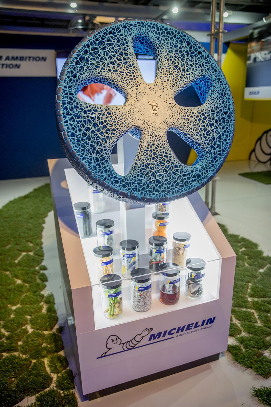 3D printing repair tread，Airless tire，Michelin，Honeycomb structure，Super durability，