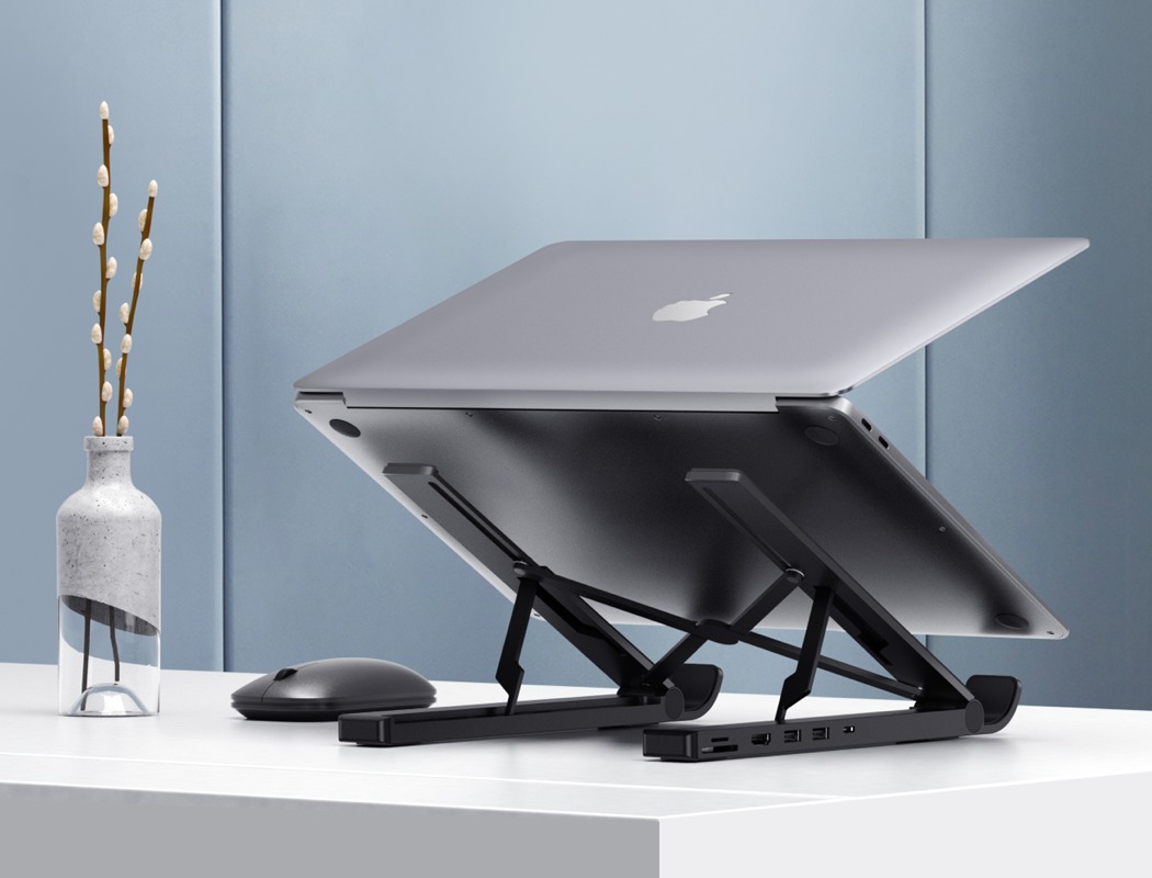 UGREEN，Computer stand，fold，Adjustable，Hub，