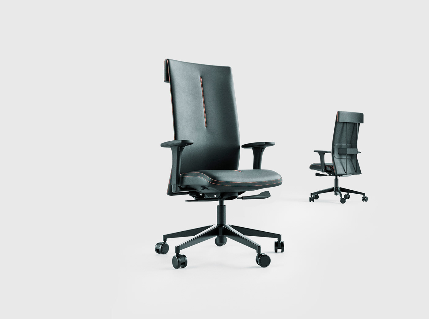 chair，Swivel chair，to work in an office，