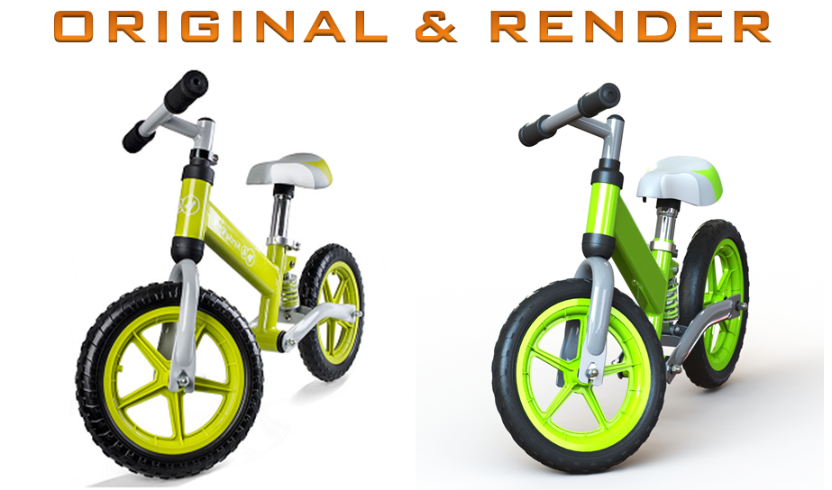 Children's Toys，Walker，spare parts，Model rendering，