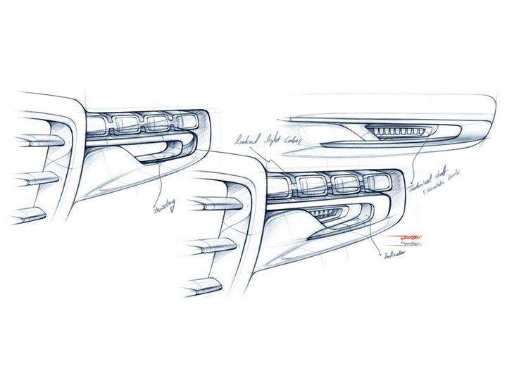Hand drawn car，design sketch，sketch，