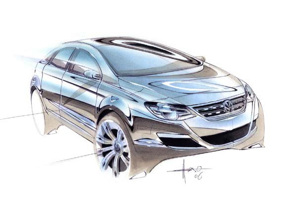 Hand drawn car，design sketch，sketch，