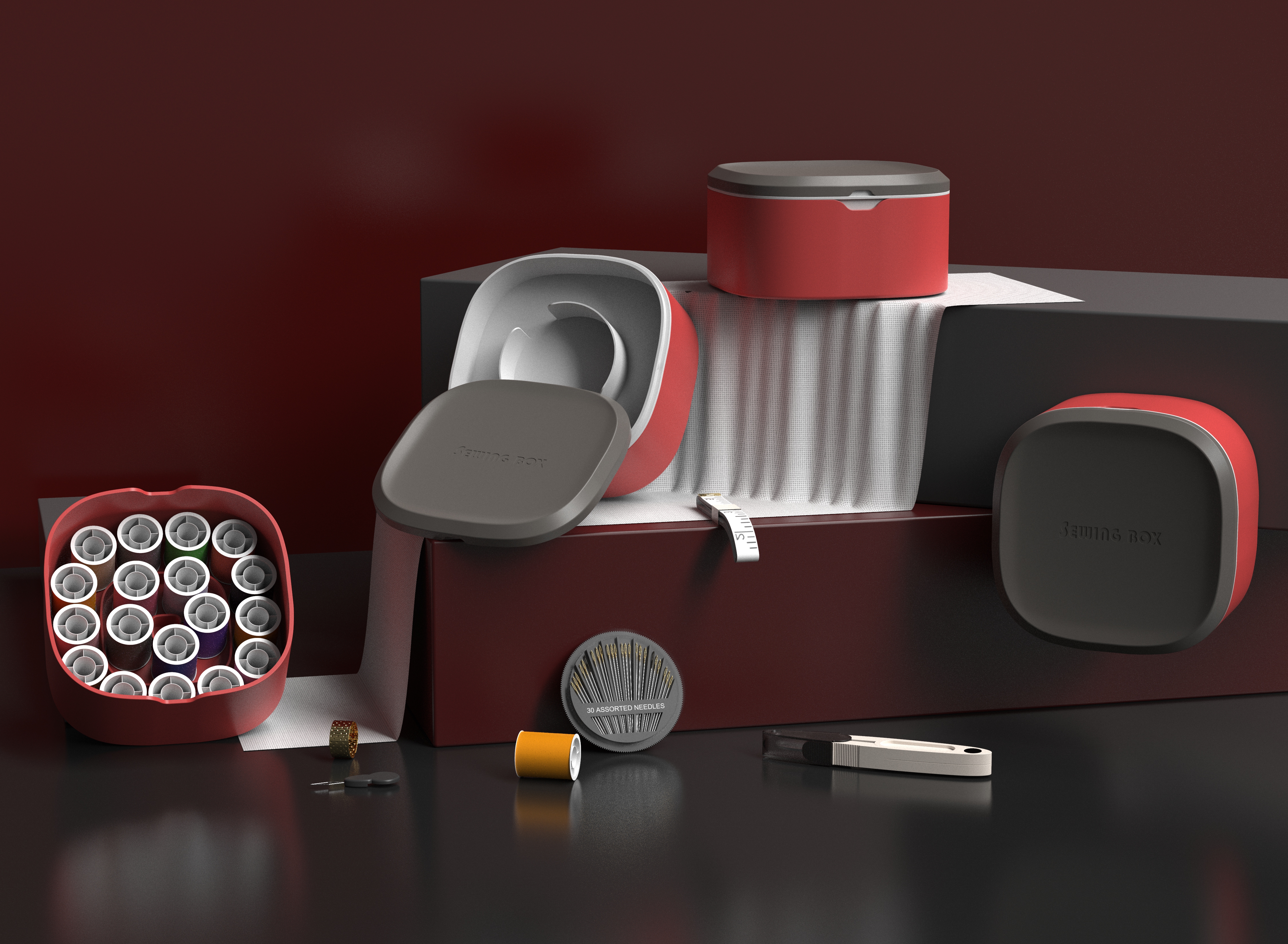 Sewing box, storage, household daily use，