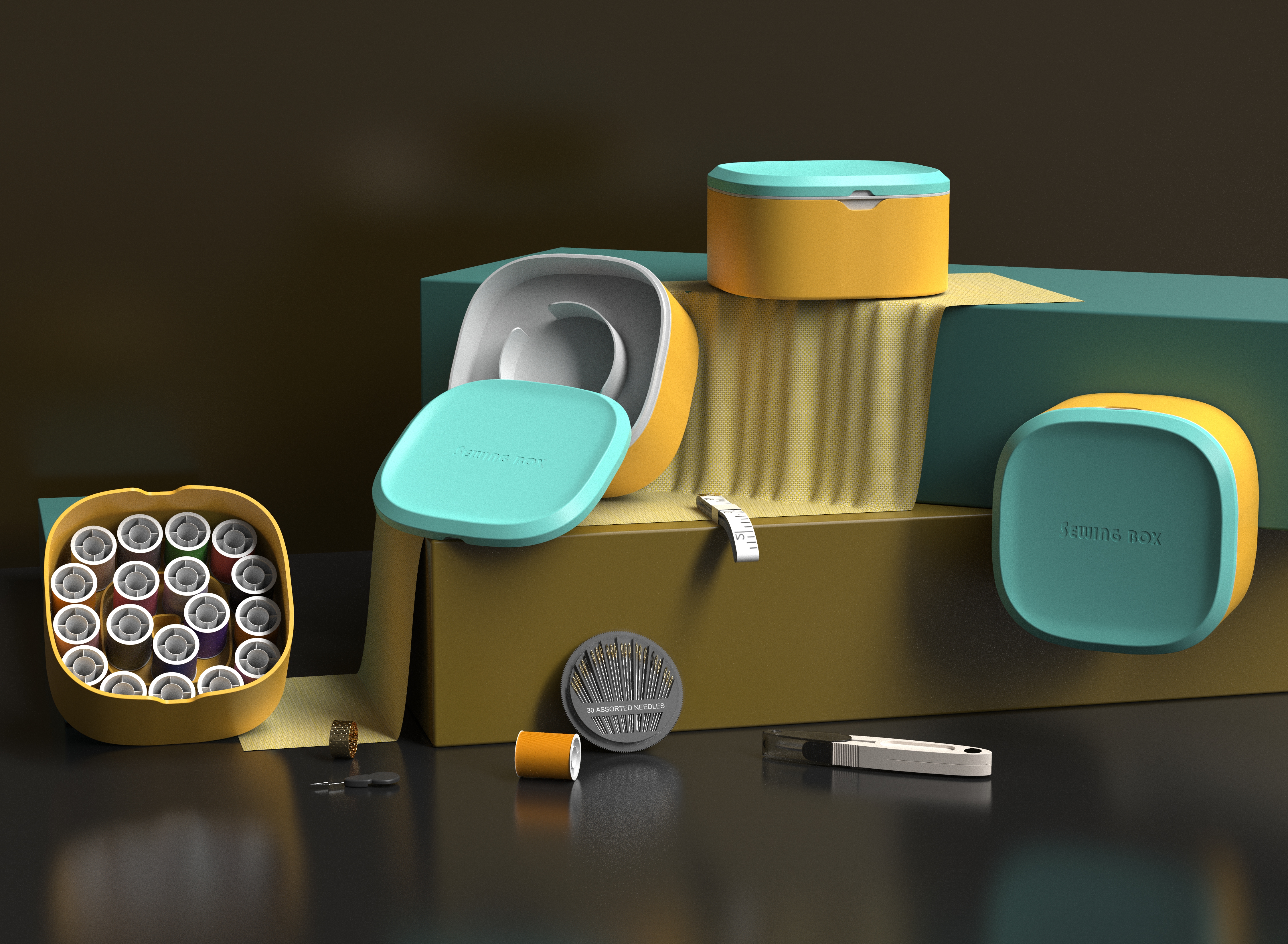 Sewing box, storage, household daily use，