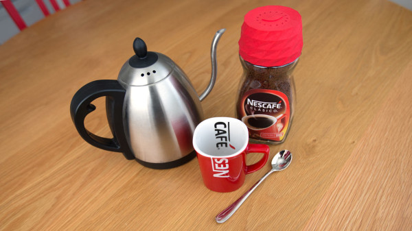 Nescafe，direct touch ，light，voice，3D printing，