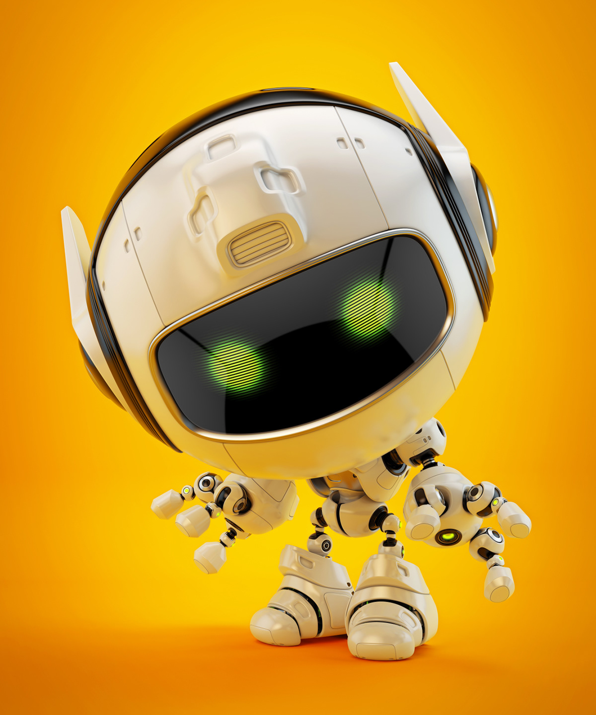 bighand机器人,可爱的玩具设计