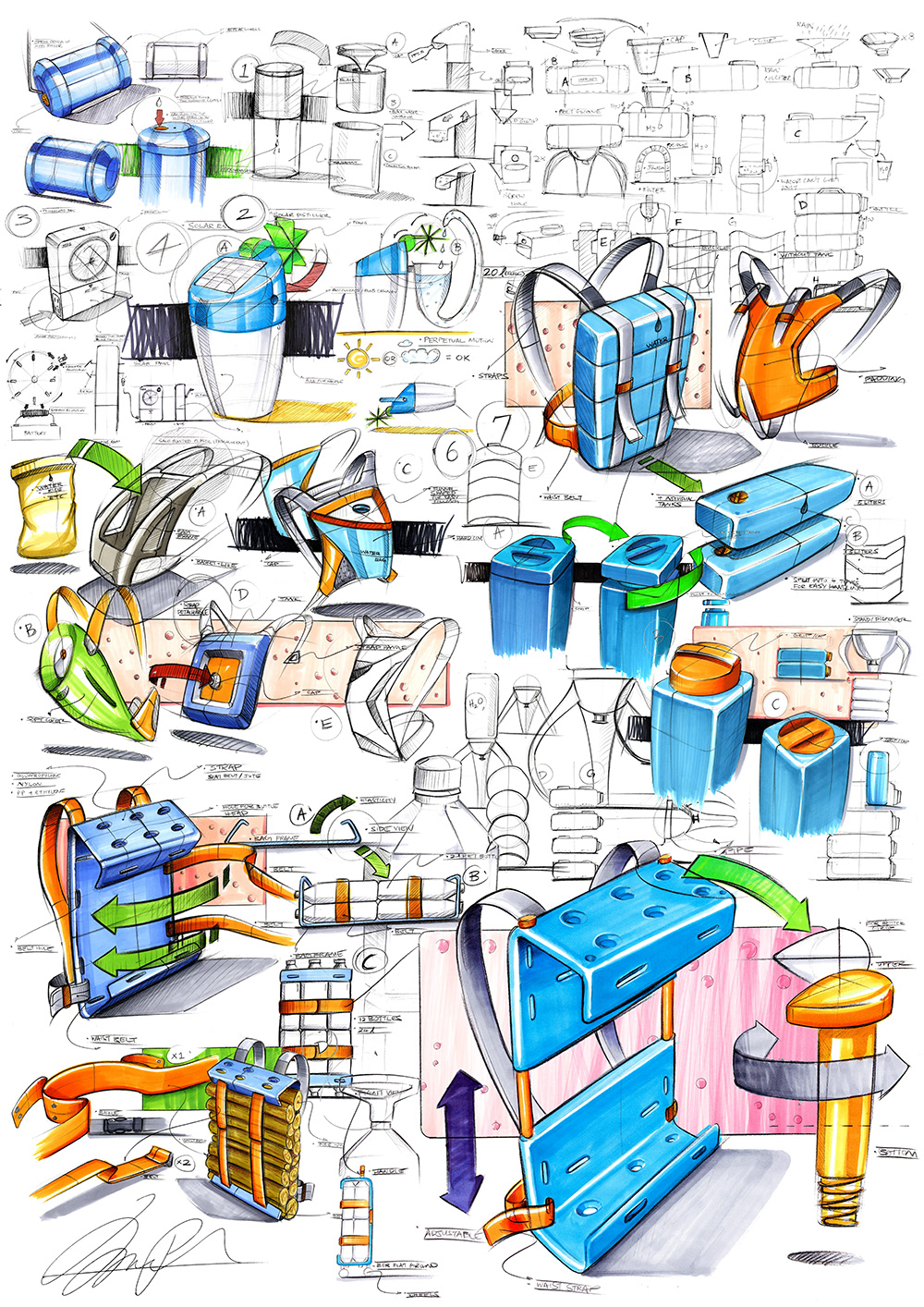 Sketch book，concept，Design draft，