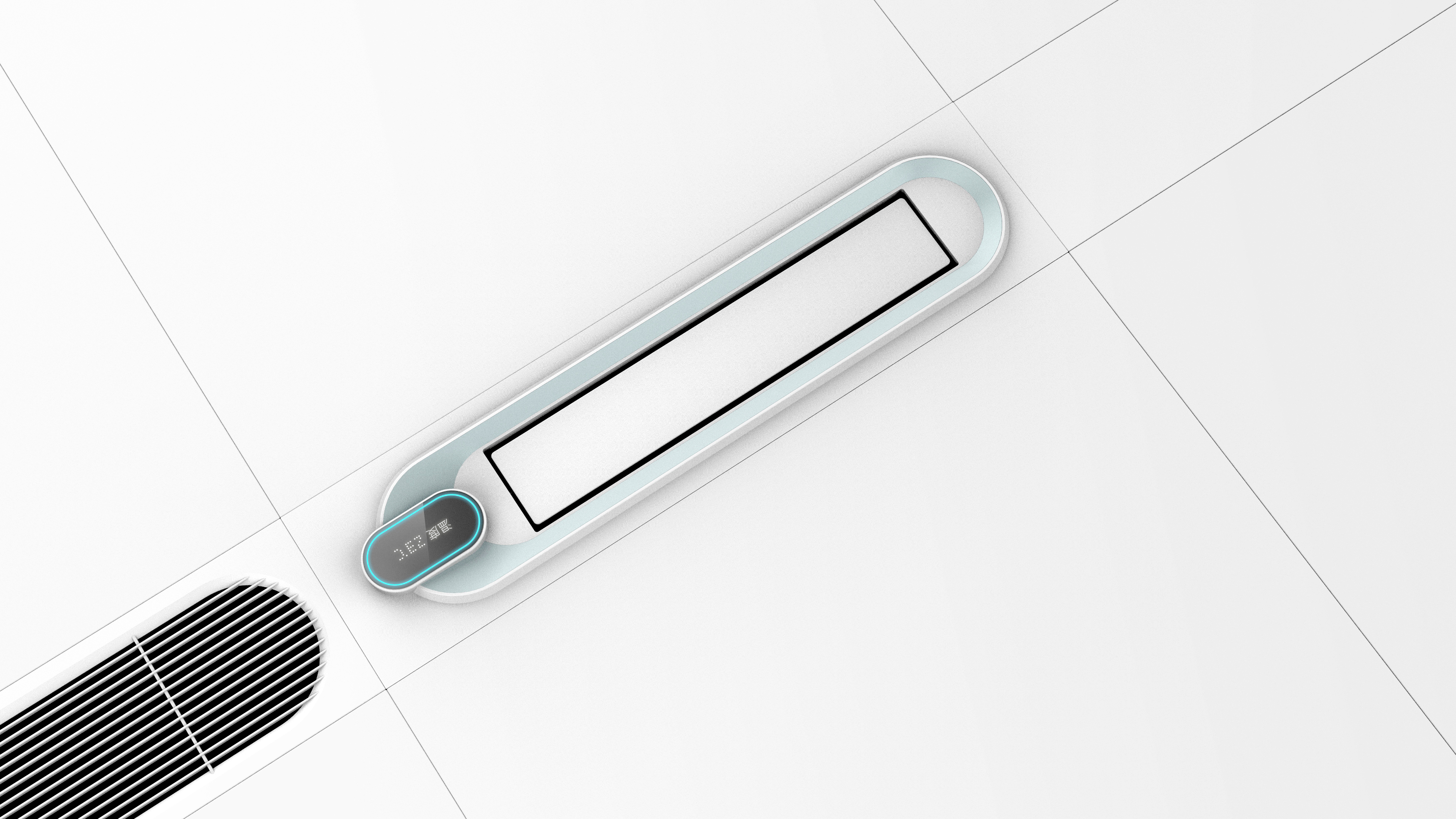 Yuba - kitchen cold air conditioning panel design，