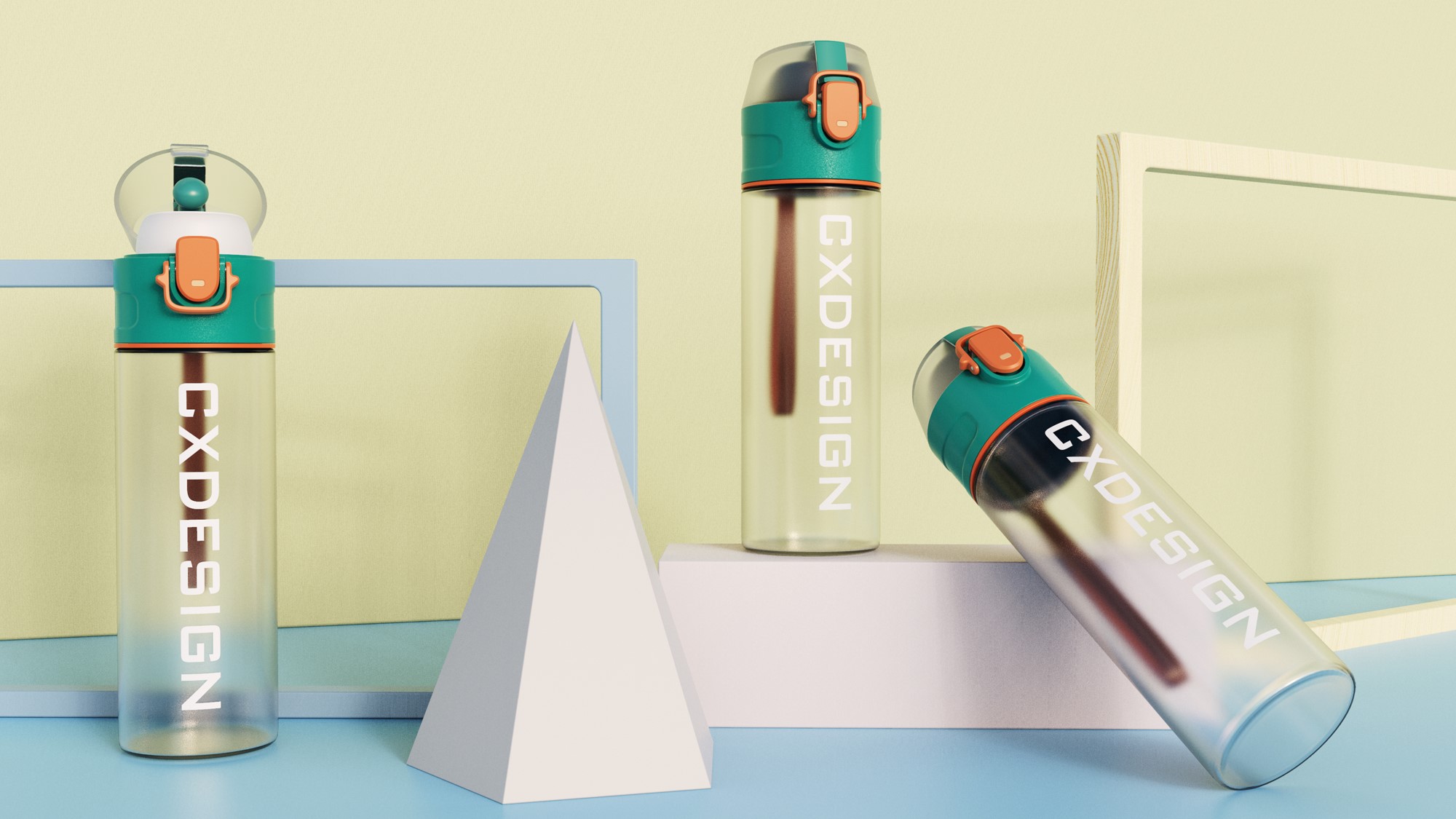 Water cup，motion，leisure time，novel，lovely，