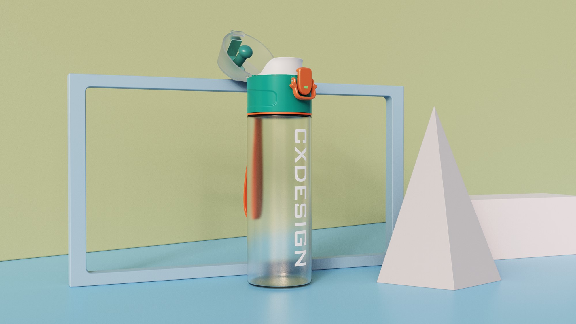 Water cup，motion，leisure time，novel，lovely，