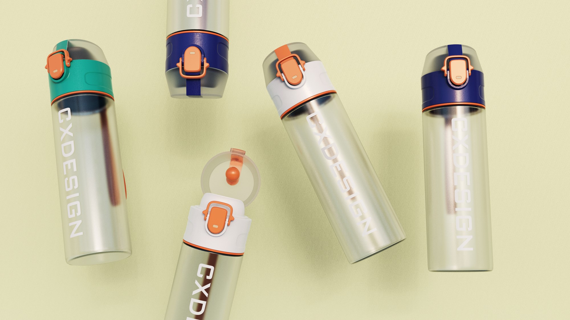 Water cup，motion，leisure time，novel，lovely，