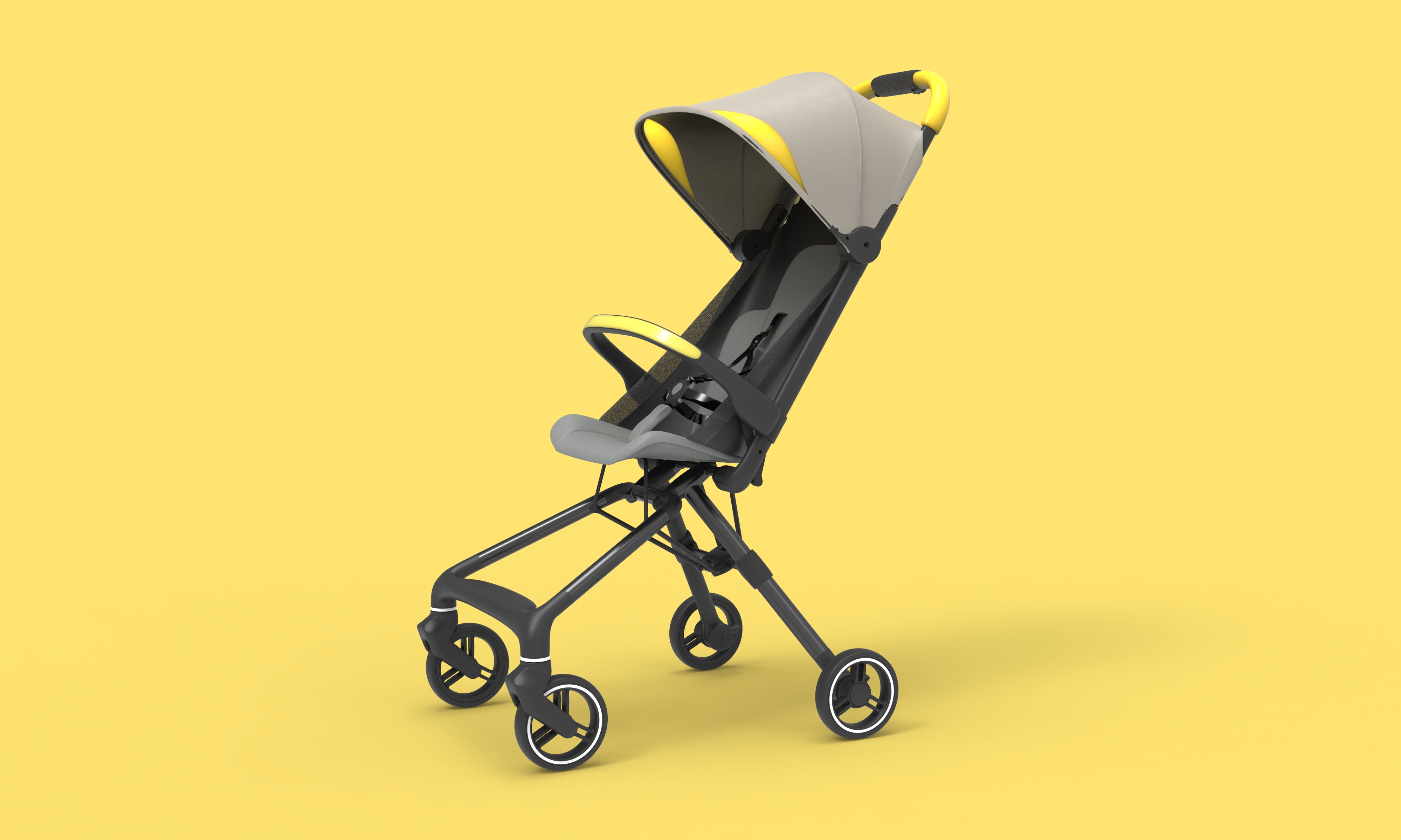 Portable three fold car，