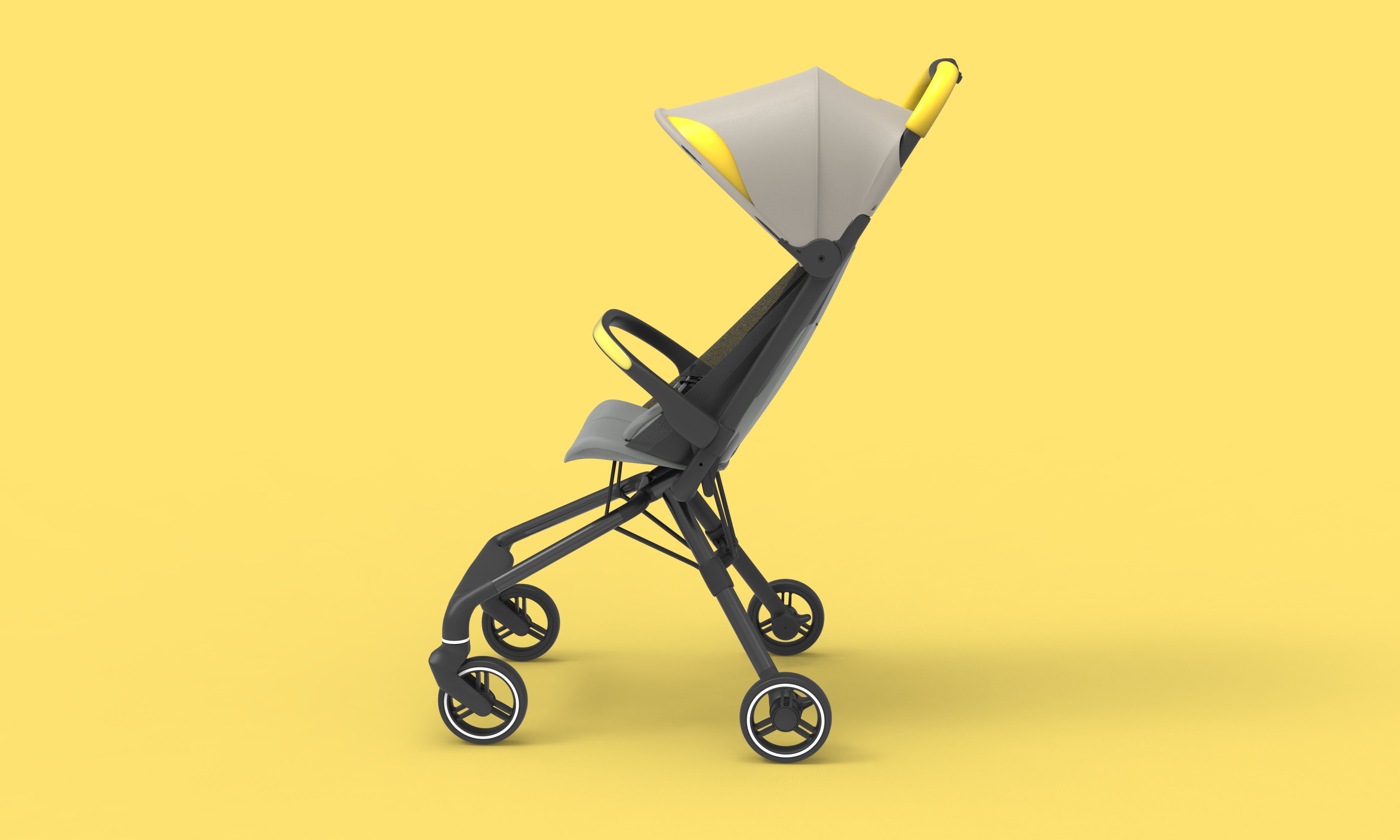 Portable three fold car，