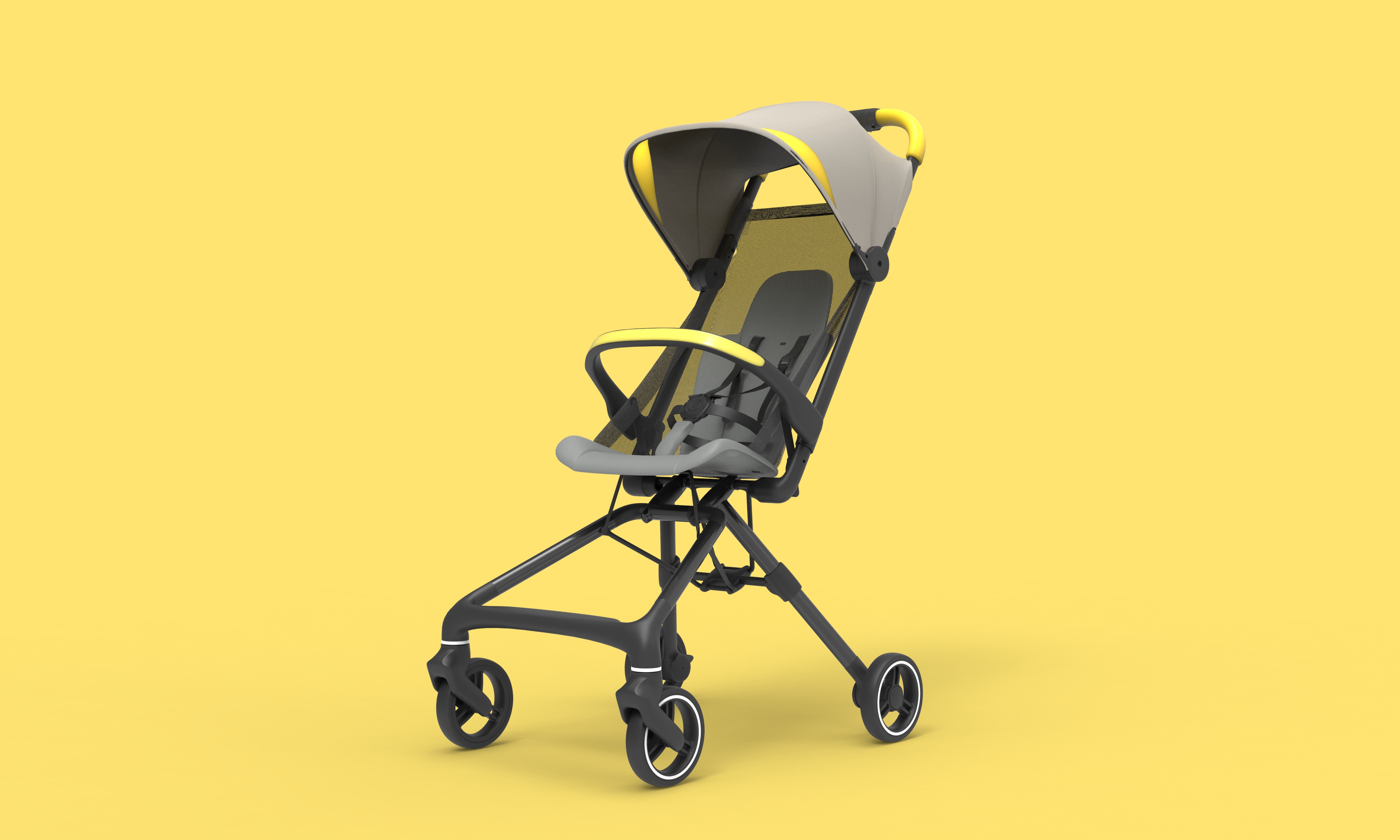 Portable three fold car，