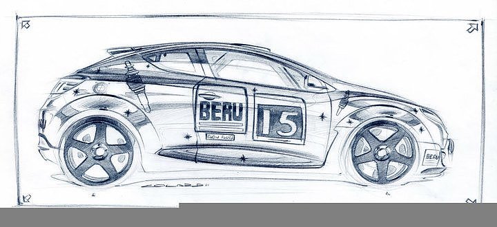 Hand drawn car，design sketch，sketch，