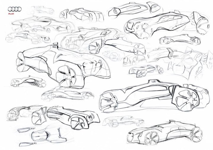 Hand drawn car，design sketch，sketch，