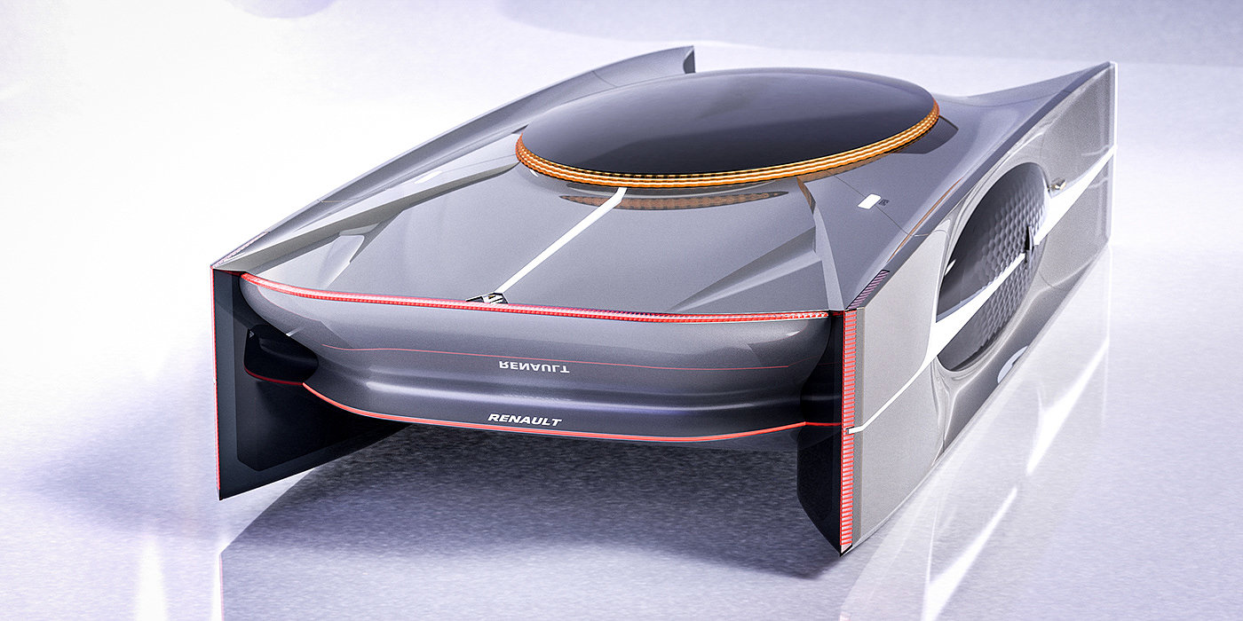 出行，Renault - Takapō，汽车，显示屏，概念，未来，