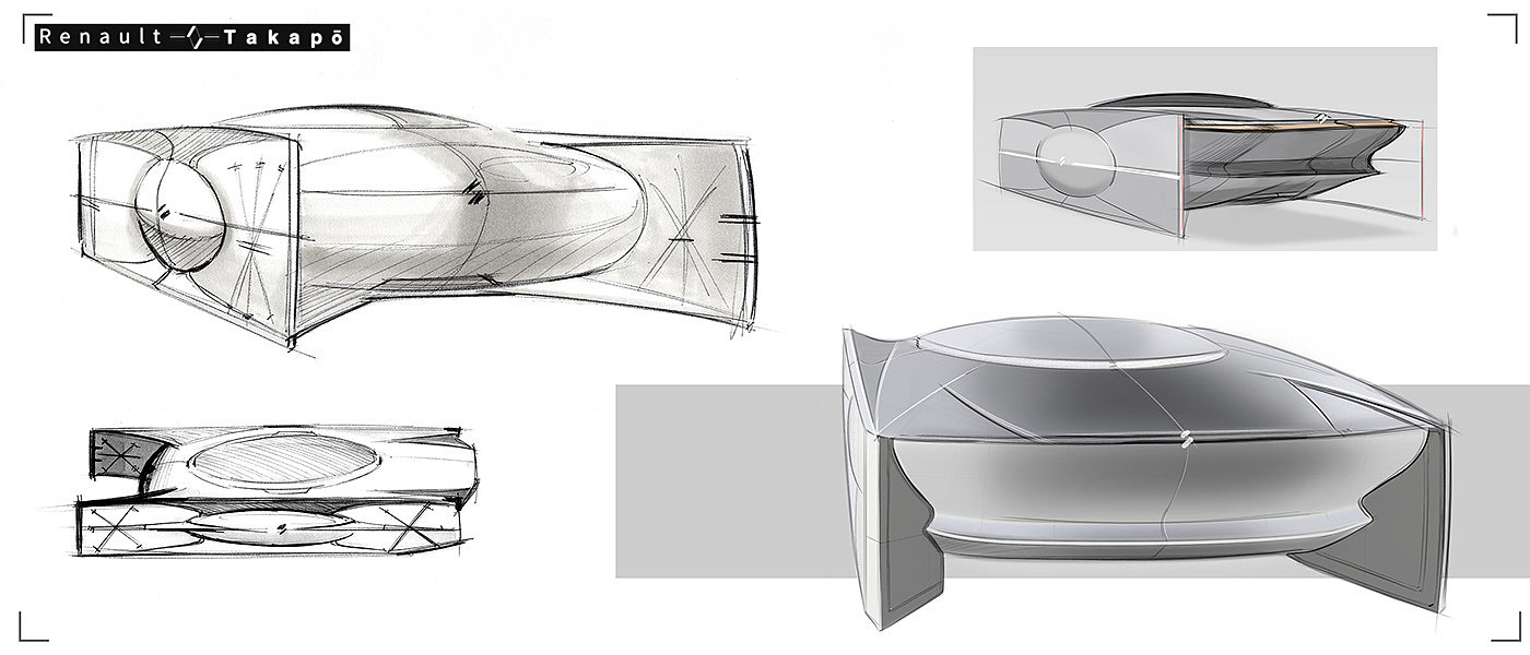 Travel，Renault - Backup，automobile，display，concept，future，