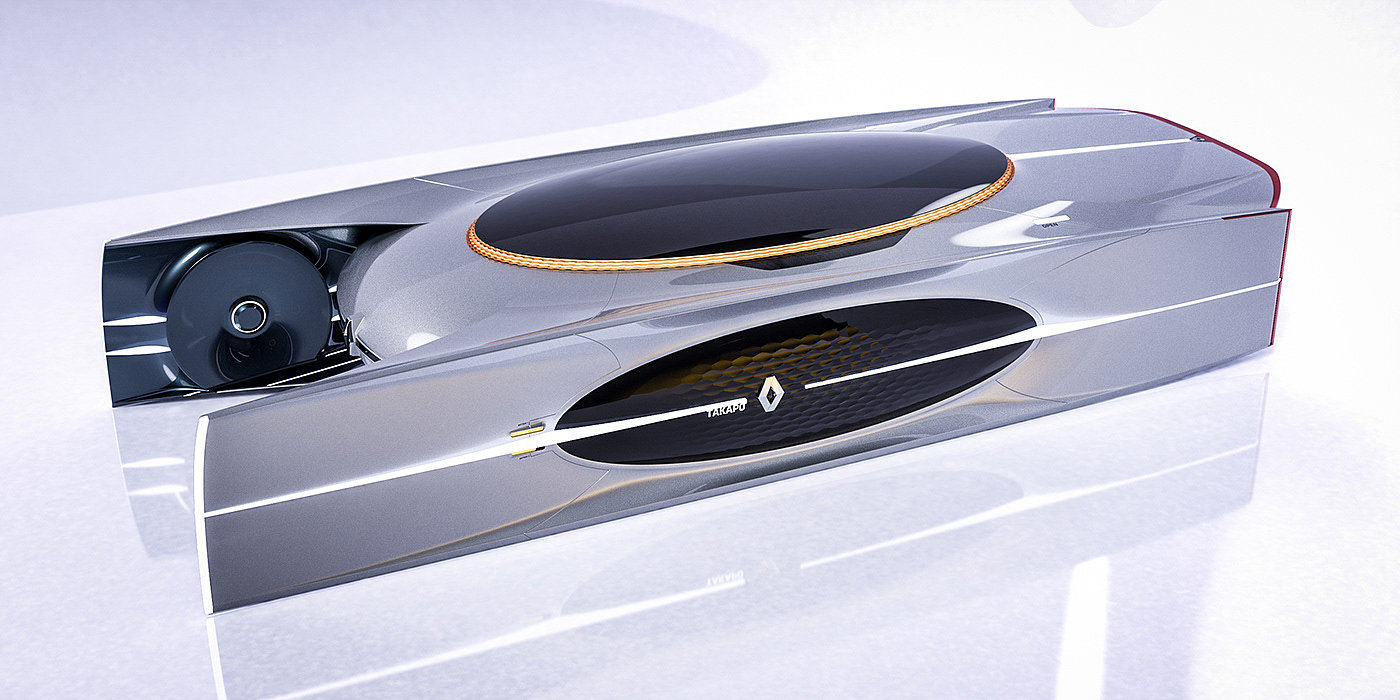 出行，Renault - Takapō，汽车，显示屏，概念，未来，