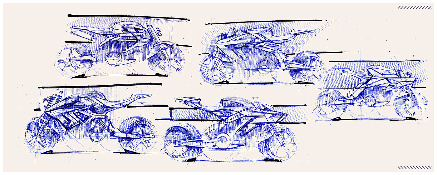 摩托车，概念设计，意大利贝纳利，中国钱江keeway，