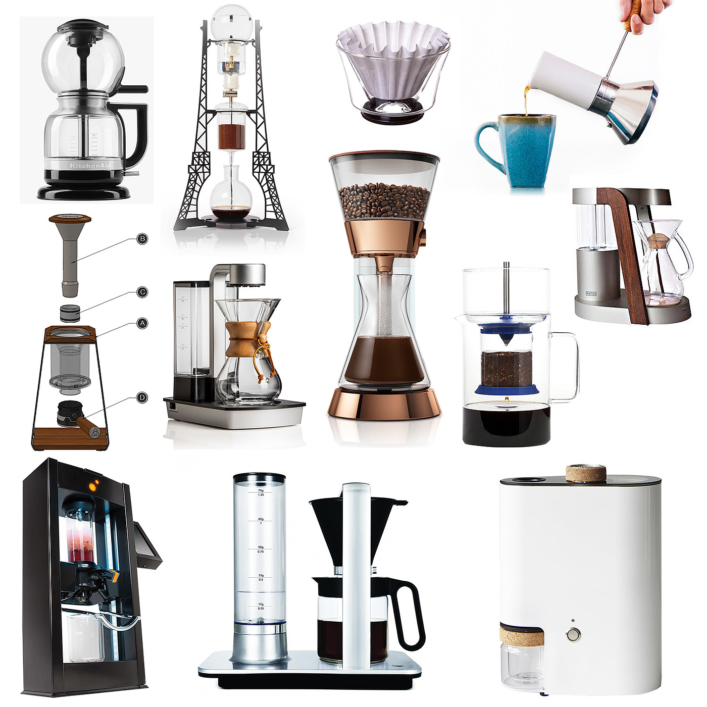 咖啡机，12种，受欢迎，品牌，性能，
