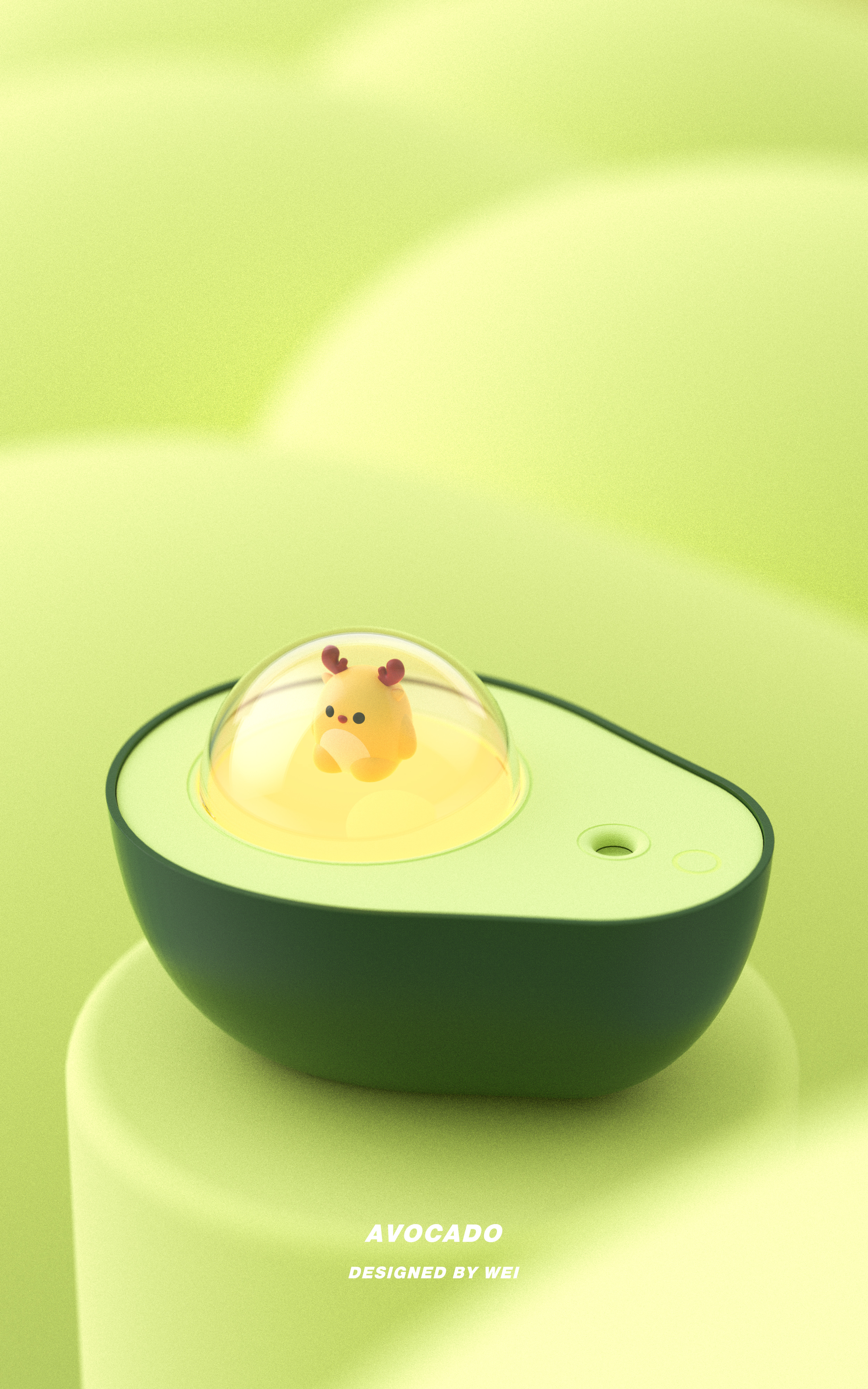 Humidifier，avocado，humidification，Desktop humidifier，Botany，