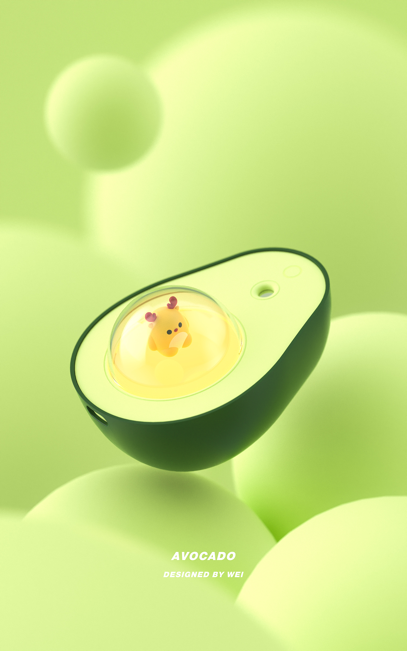 Humidifier，avocado，humidification，Desktop humidifier，Botany，