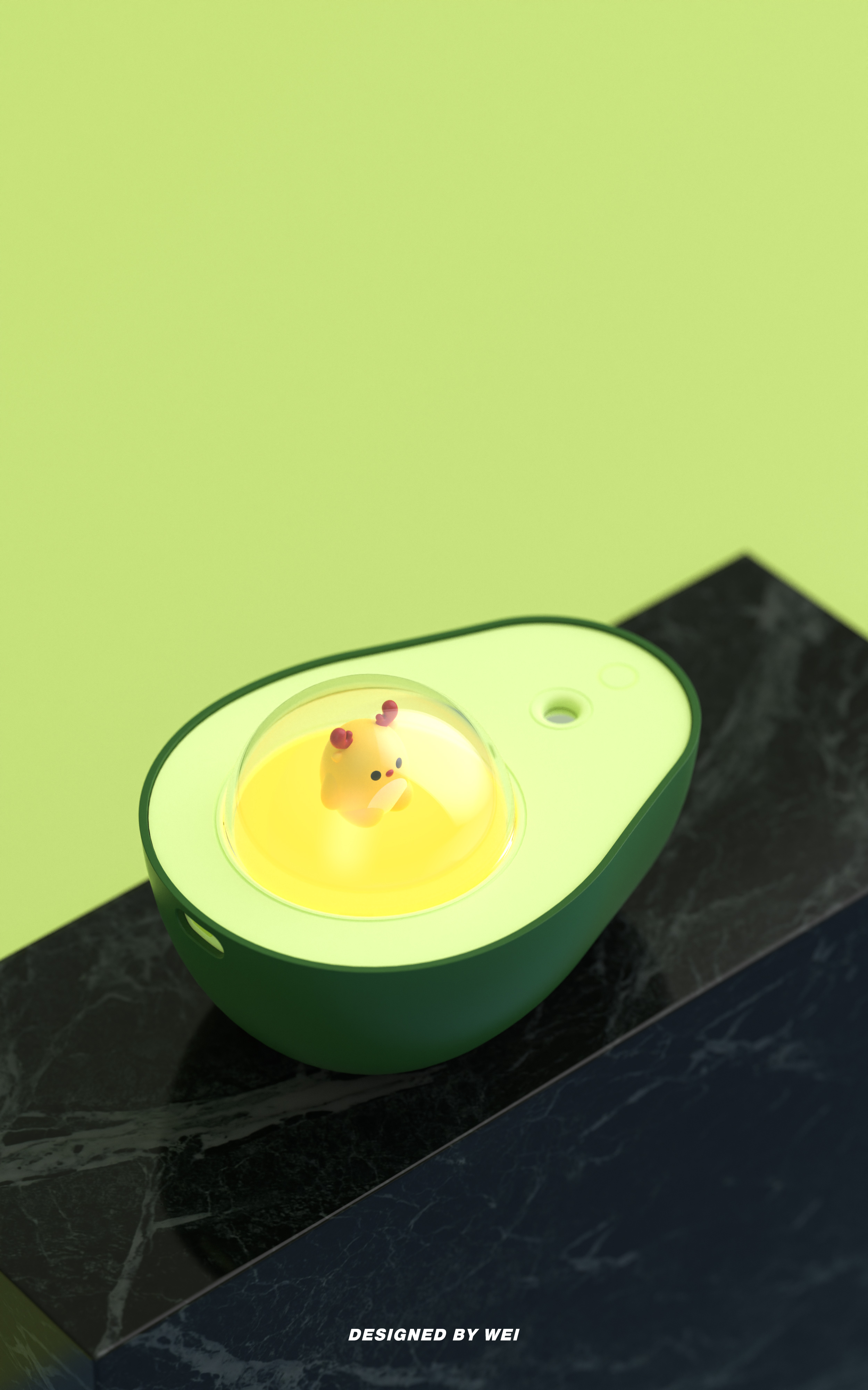 Humidifier，avocado，humidification，Desktop humidifier，Botany，