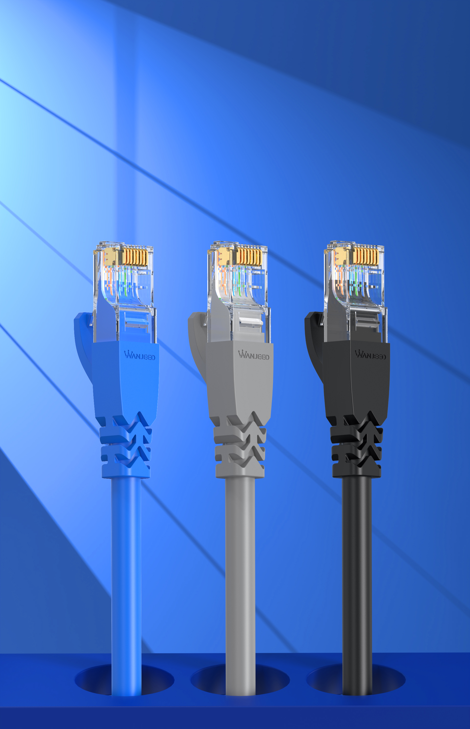 Network cable，Jumper，Render，keyshot，