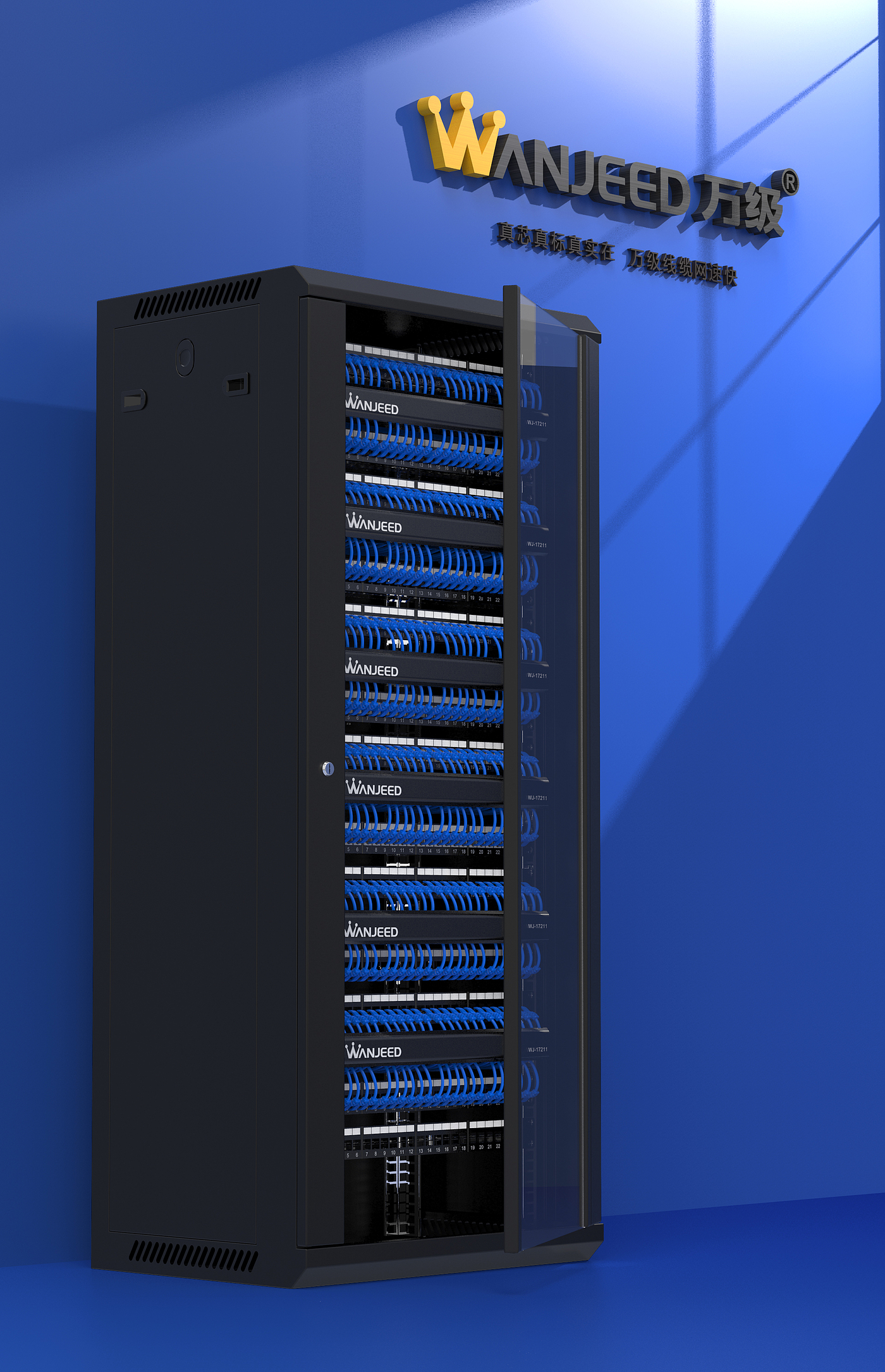 Network cable，Jumper，Render，keyshot，