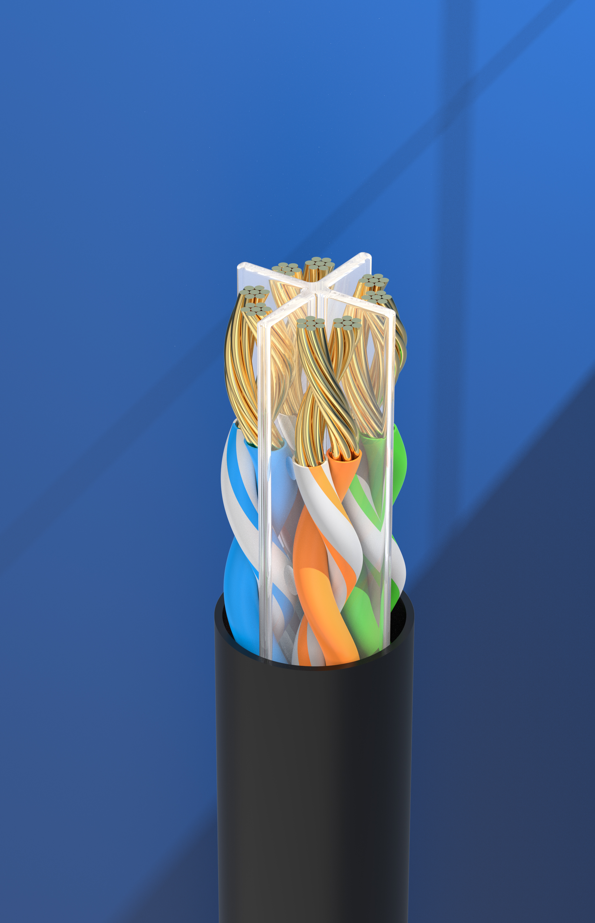 Network cable，Jumper，Render，keyshot，