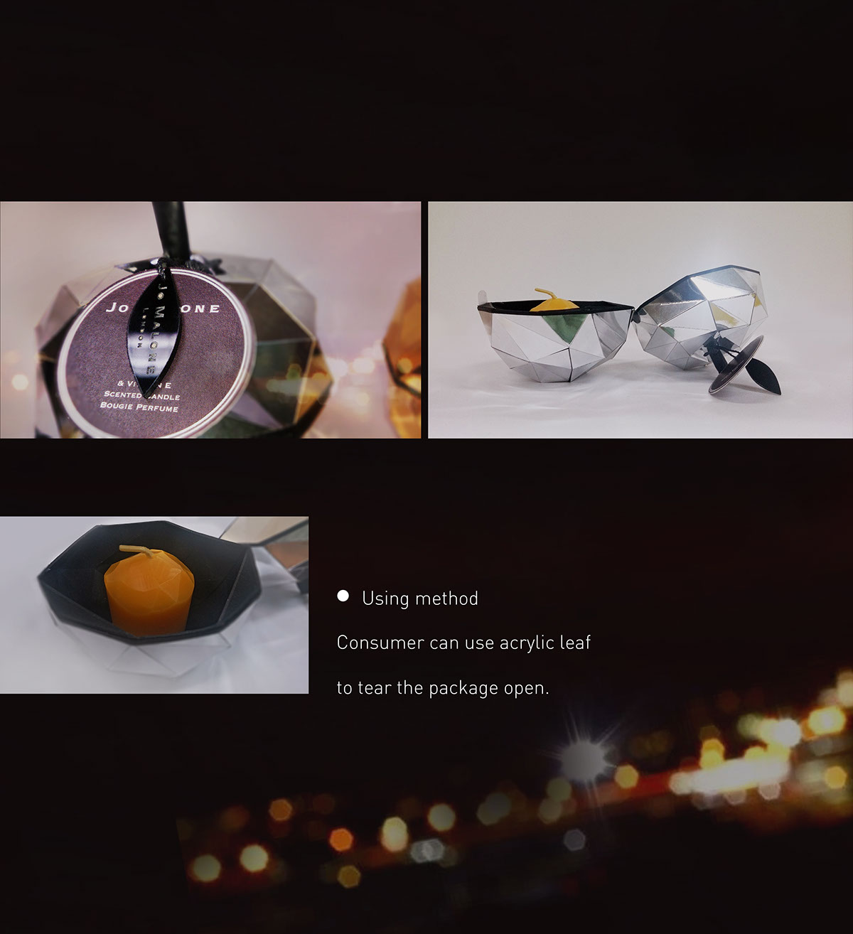 Candle box，Apple，Creative packaging design，