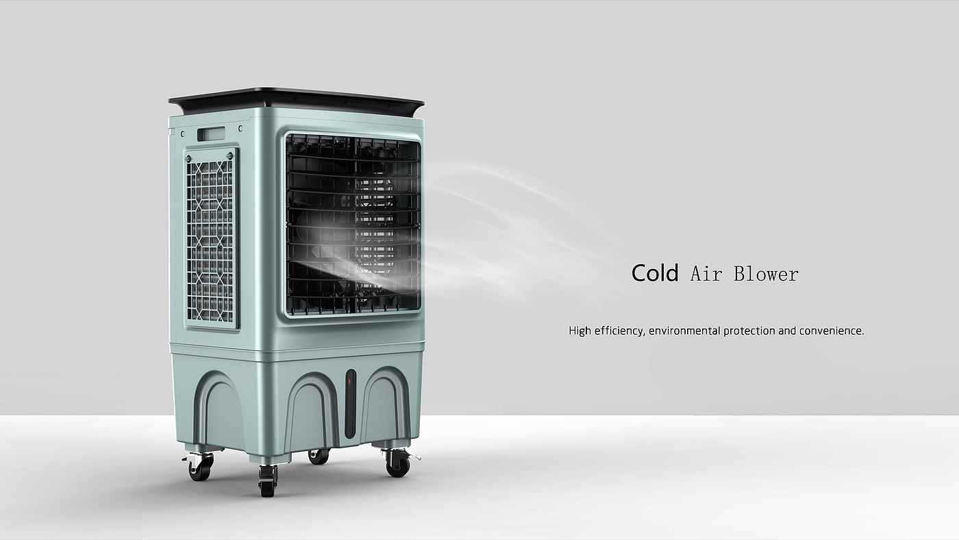 Air cooler，Industrial electrical appliances，Hot summer，product design，Pictographic industrial design，