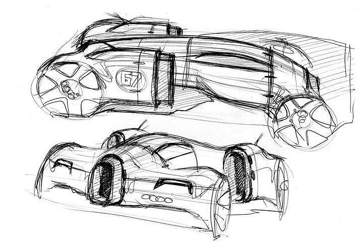 Hand drawn car，design sketch，sketch，