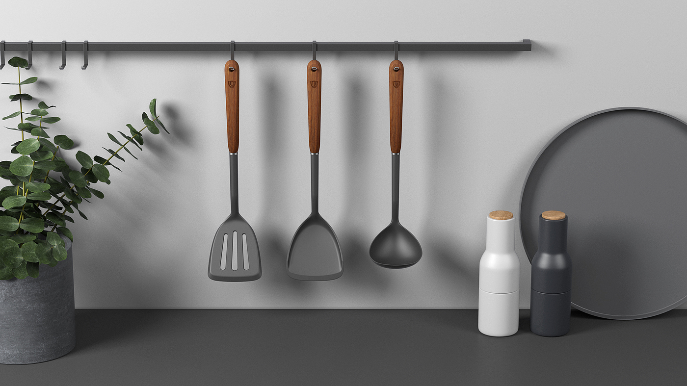 Kitchen tools，Chinese shovel，Silicone scoop，Spatula，a soup spoon，Frying shovel，