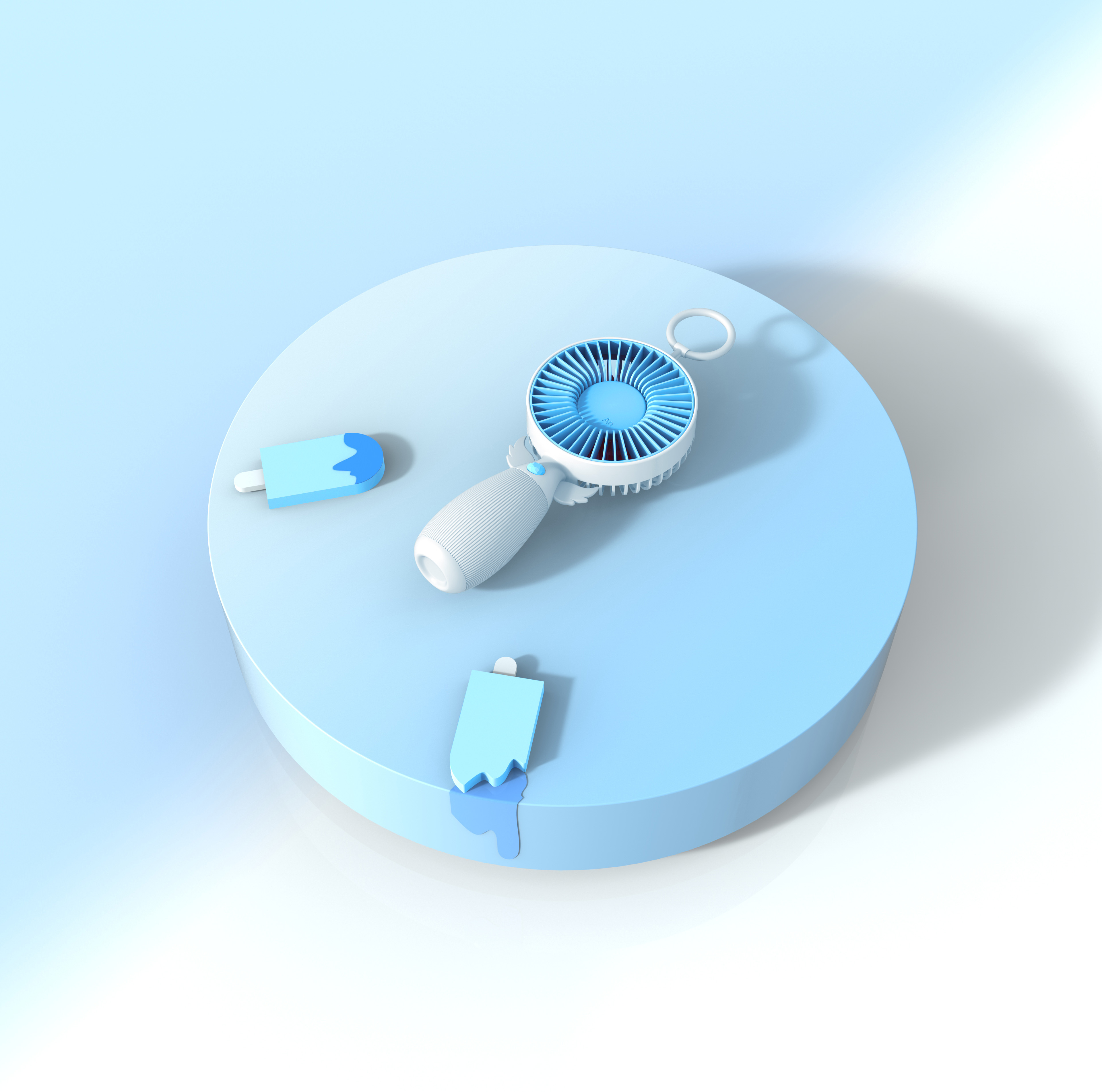 Fan, handheld fan, cute.，