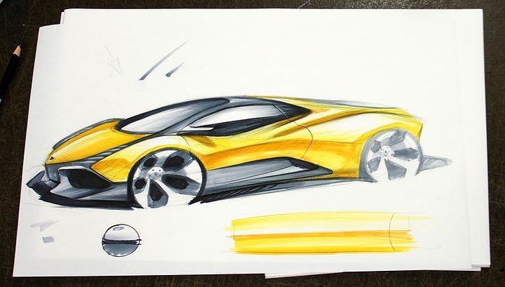 Automobile design，design sketch，sketch，