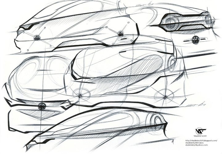 Automobile design，design sketch，sketch，