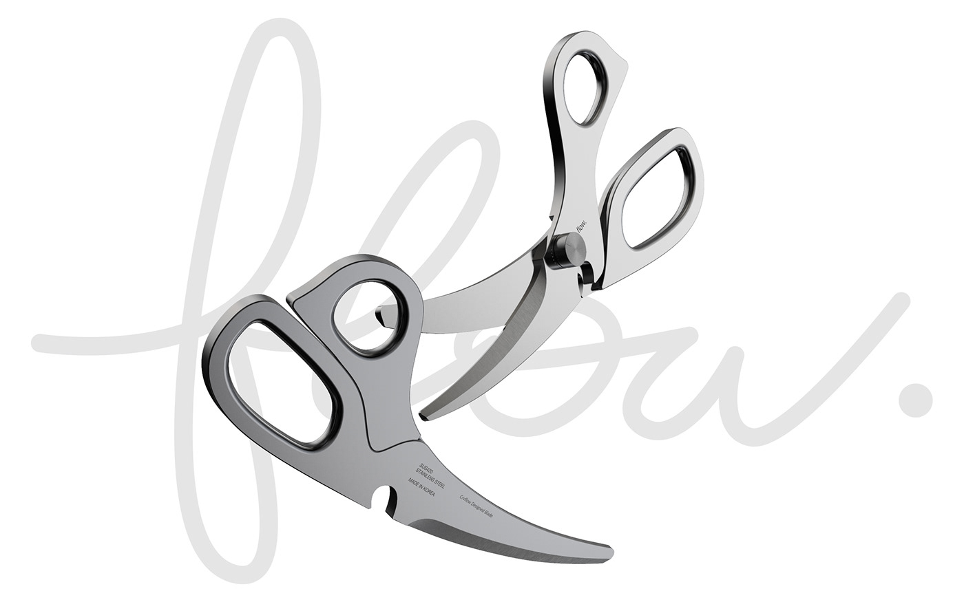 flow，Curvilinear flow，scissors，