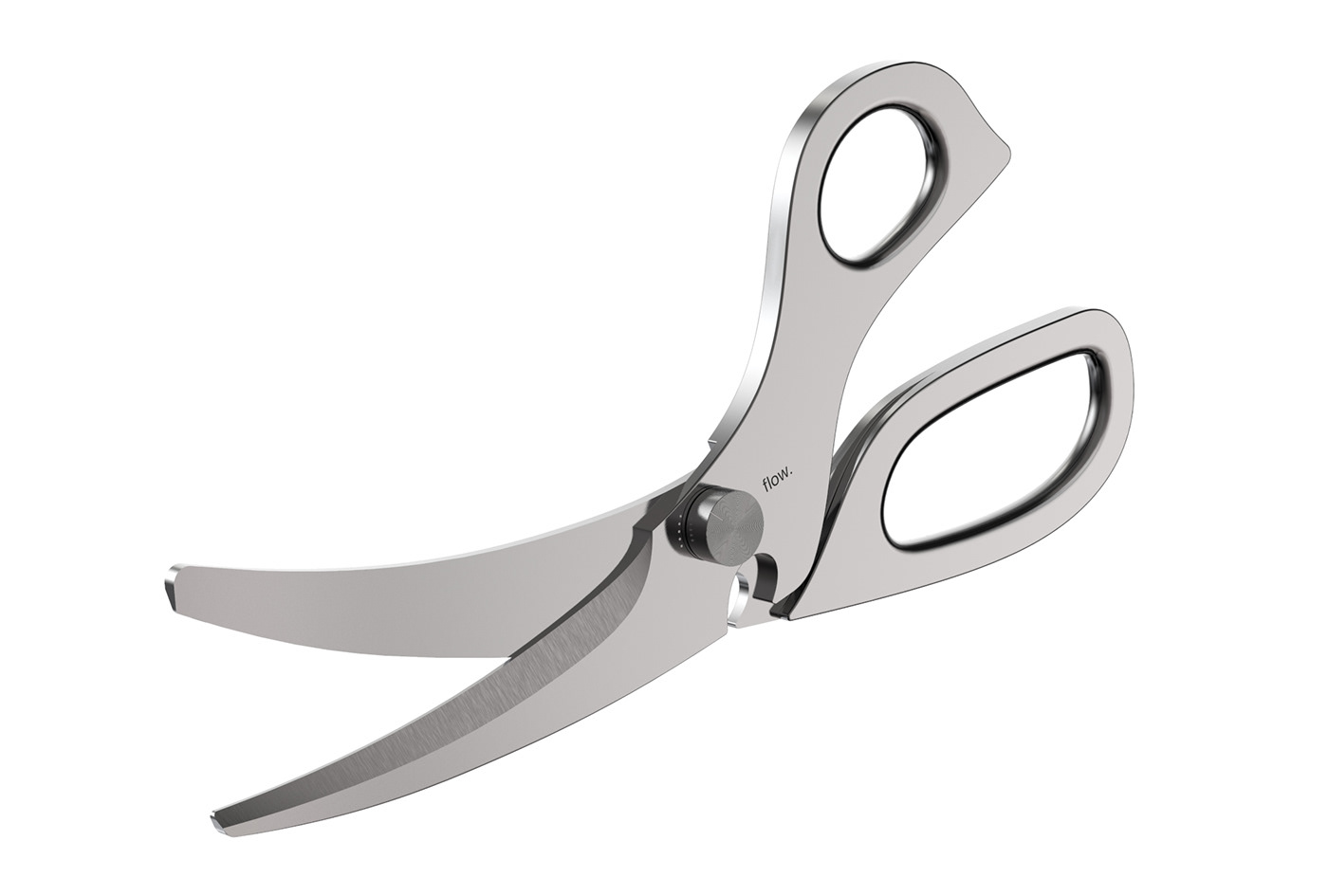 flow，Curvilinear flow，scissors，