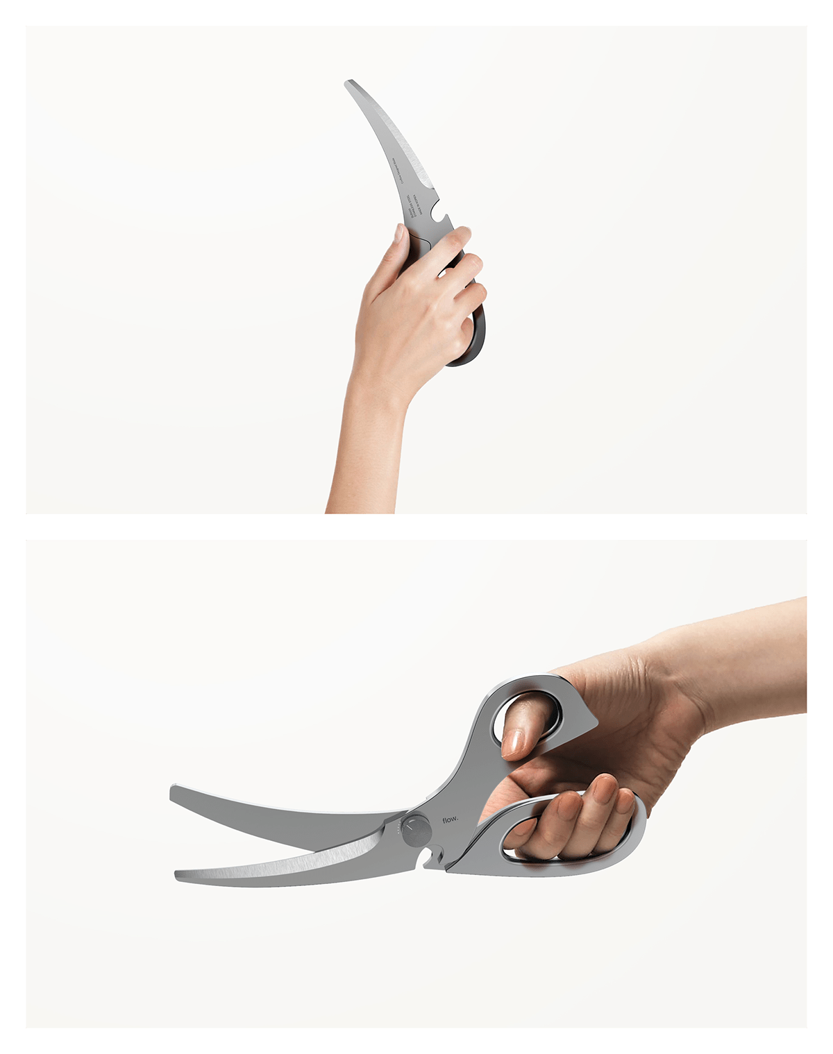 flow，Curvilinear flow，scissors，