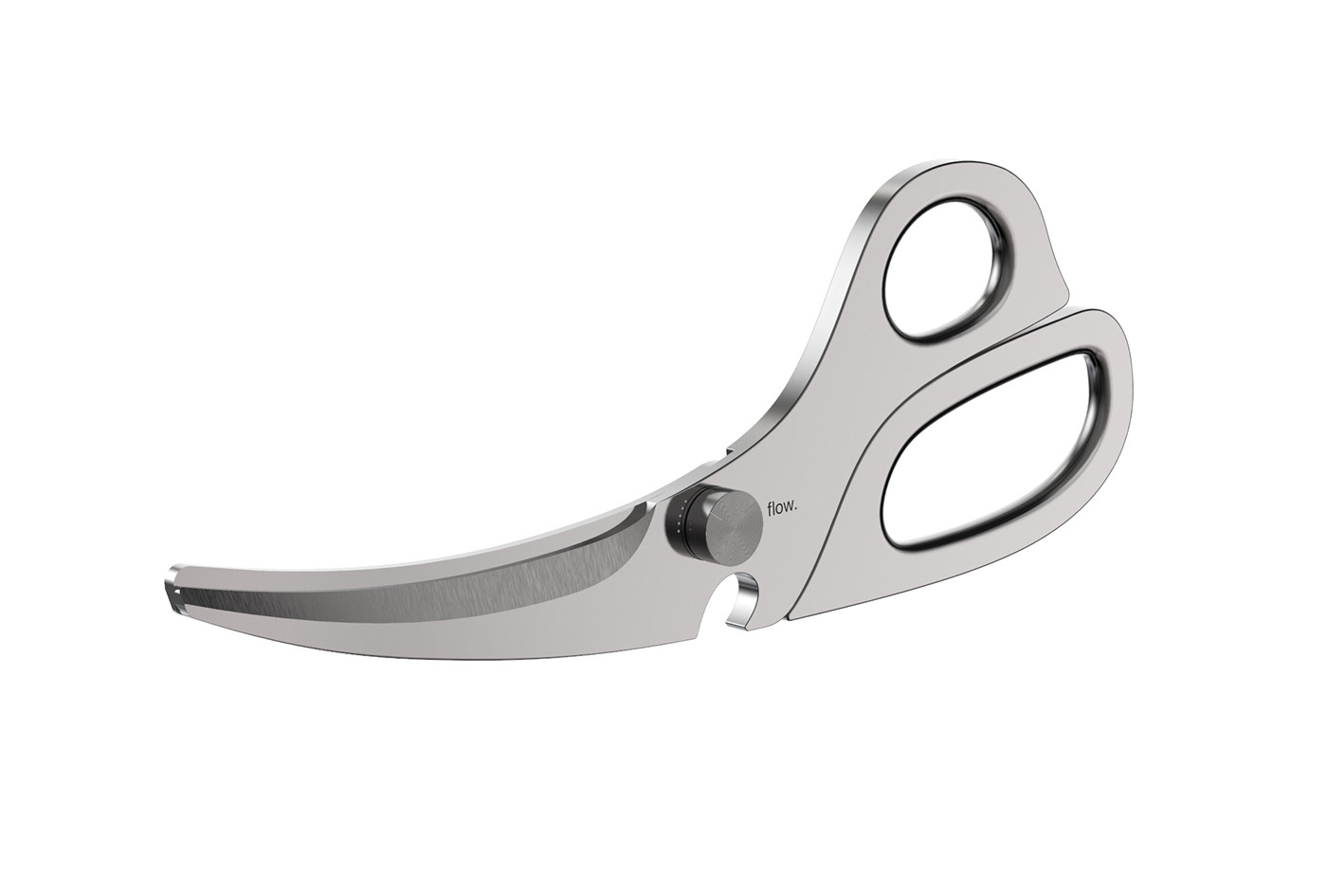 flow，Curvilinear flow，scissors，