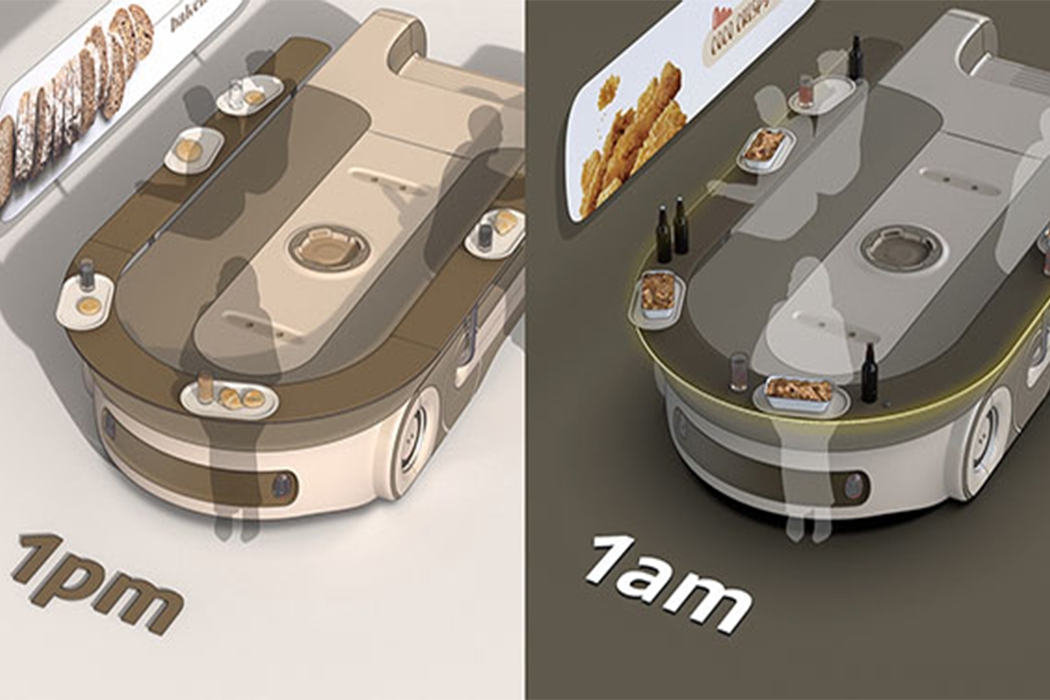 Restaurant，dining car，modularization，Electric truck，Foldable，portability，