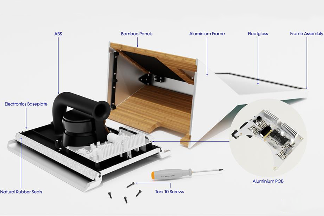 speaker，Prism like frame，Glass，