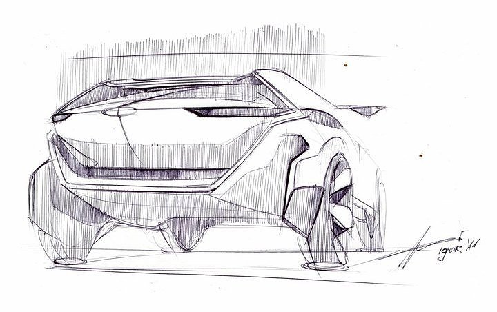 Automobile design，design sketch，sketch，