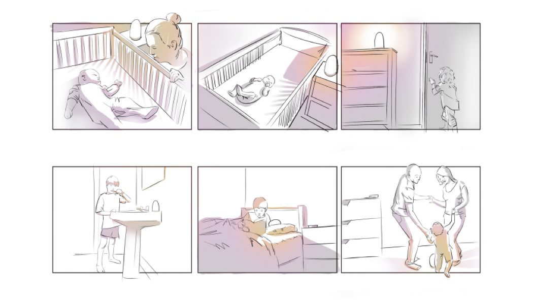 Night light，Action control，Simulated nature，Light change，