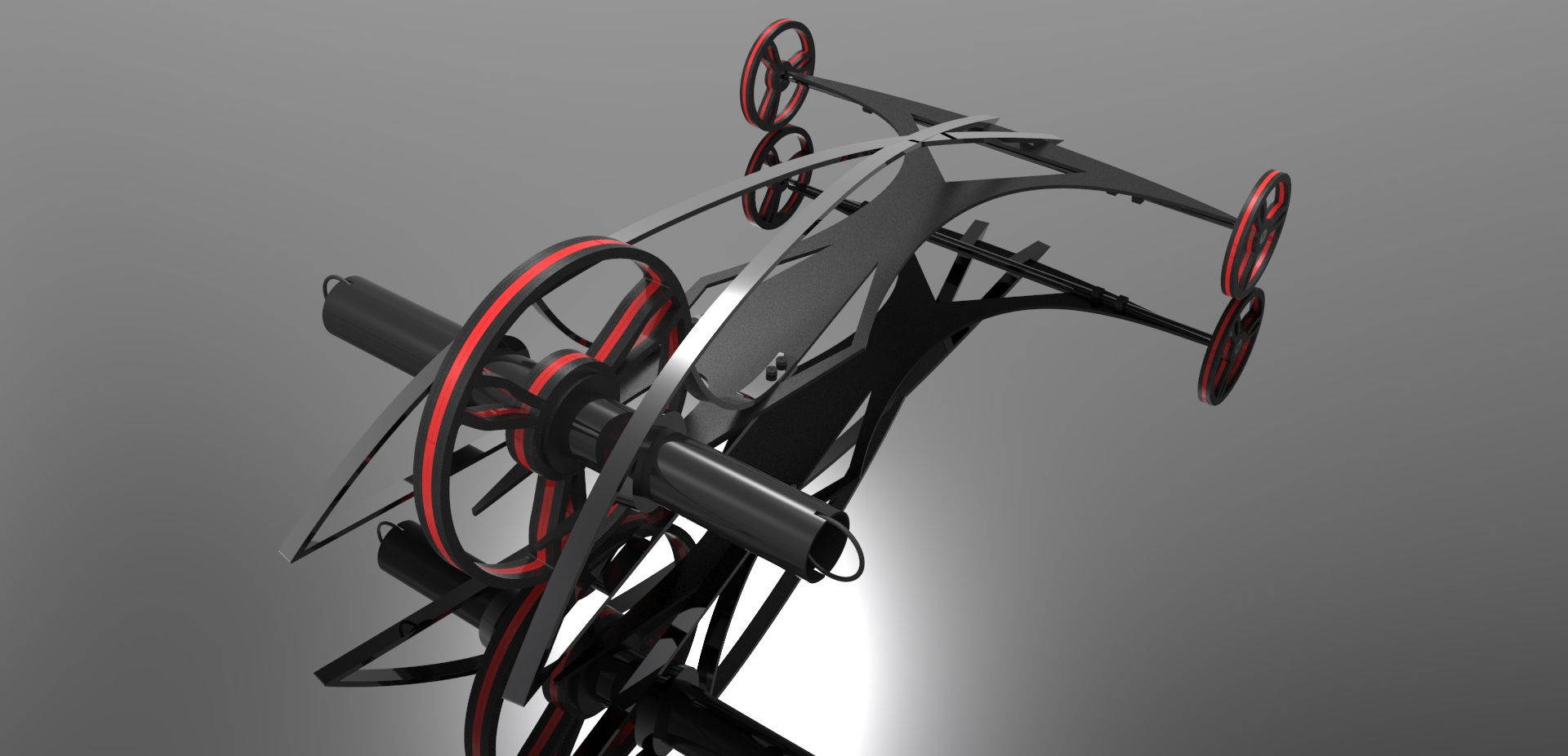 Comprehensive structure，Equation powered vehicle，