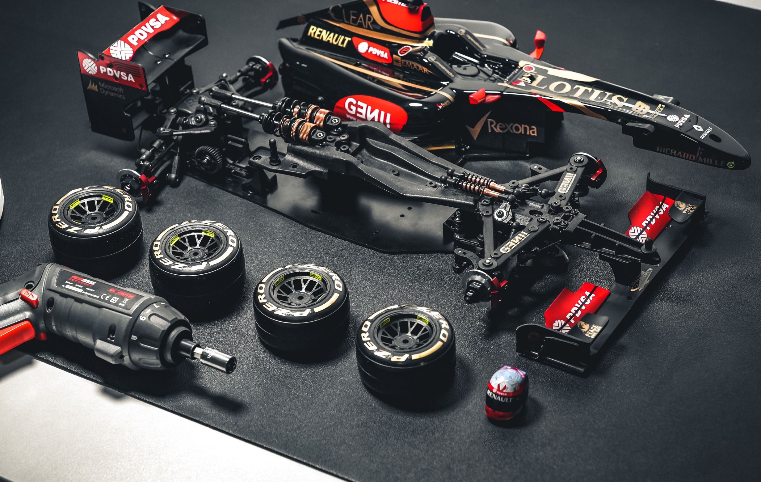 f1方程式的黑金传奇路特斯模型制作