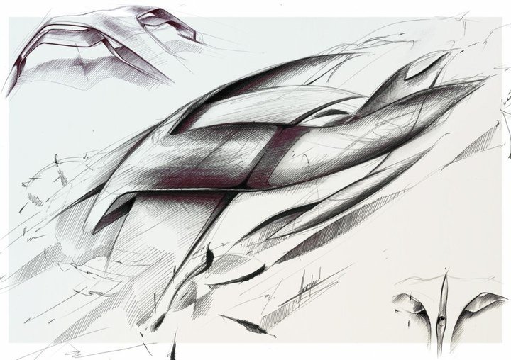 Automobile design，design sketch，sketch，