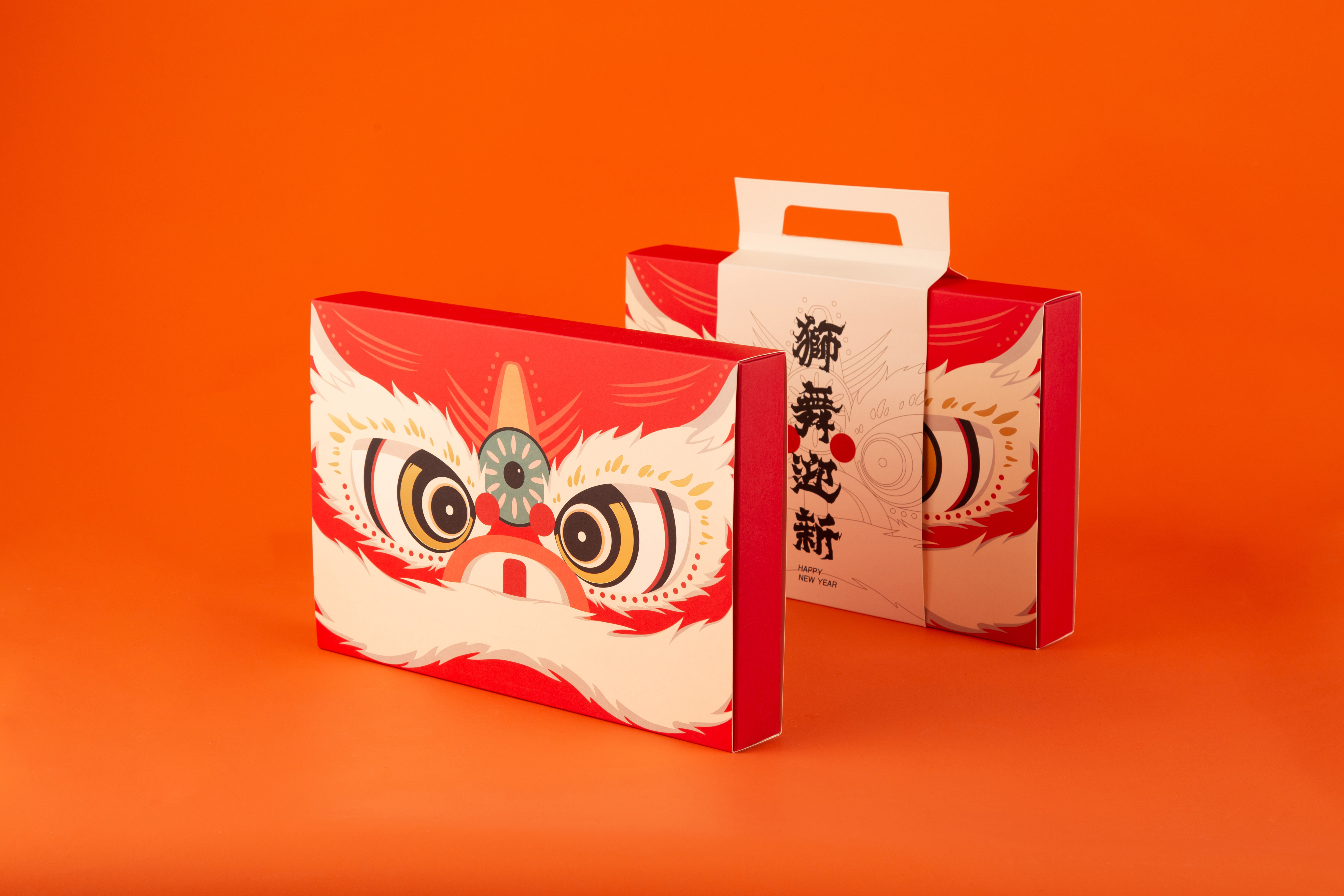 Spring Festival couplets，Red envelopes，new year，Gift box，